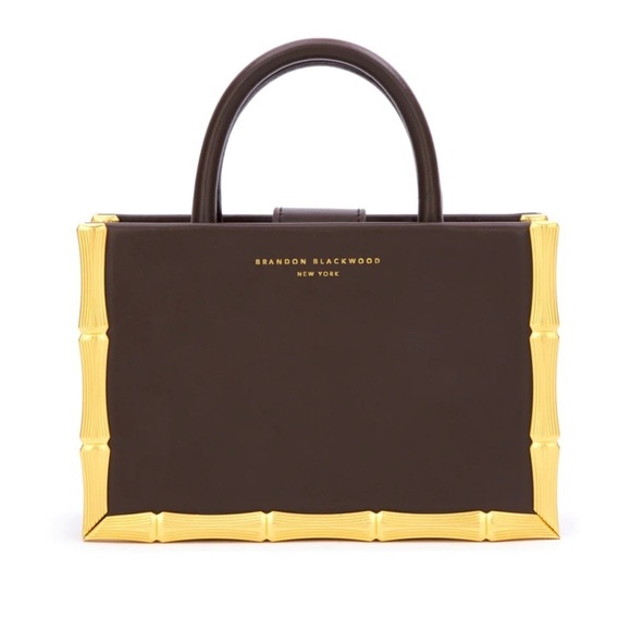 Brandon Blackwood Handbags - Brandon Blackwood Bamboo B Tote brown